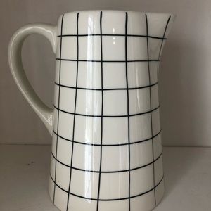 New checkered pitcher